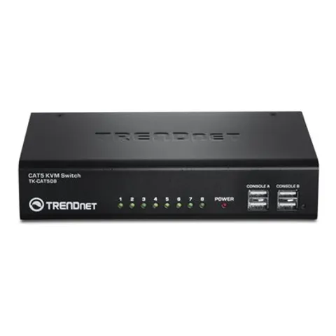 TRENDnet KVM Switch 8-Port CAT5 – Bild 1