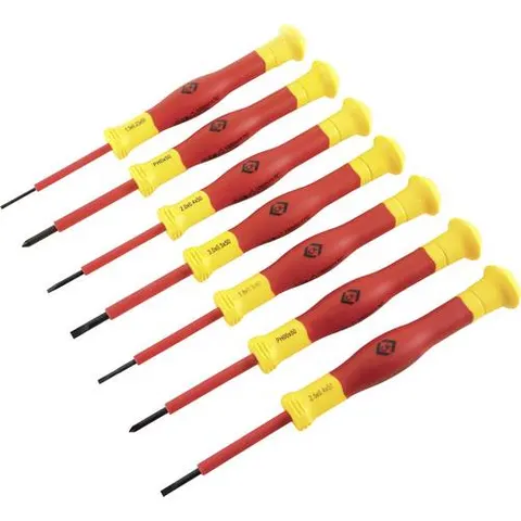 Ck Tools VDE Insulated Approved Screwdrivers, 7 Piece – image 1