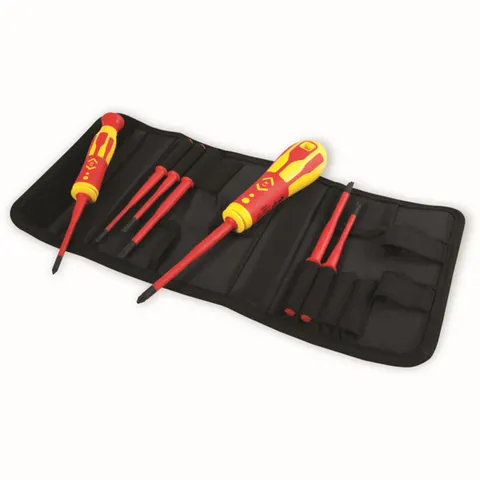C.K 9-Piece Precision Interchangeable Slim Blade Screwdriver Set for Electronics and Handheld Tool Tasks – image 1