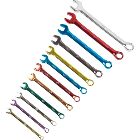 C.K CK T436M12ST - Combination Spanners Set, colour coded, 12-pcs – image 1