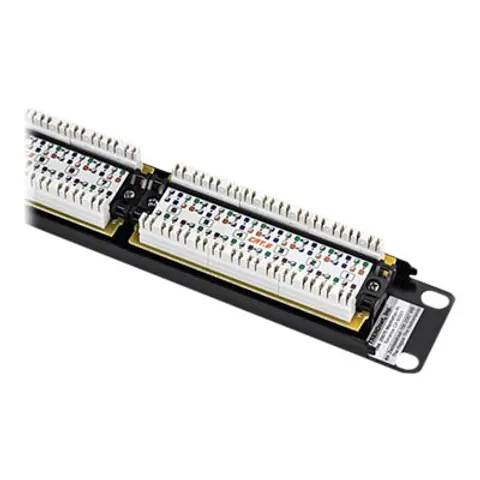 TRENDnet Patchpanel 24-port Cat6 ungeschirmt 19" – Bild 1