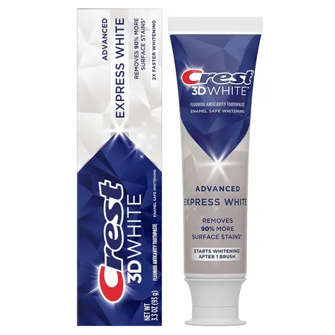 Crest 3D White Advanced Express White Toothpaste, 3.3 oz (93 g) – image 1