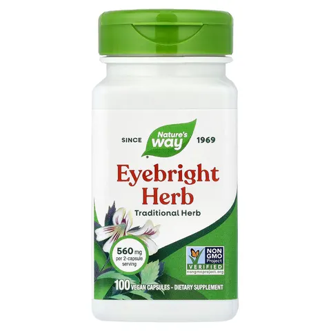 Eyebright Herb Natures Way 100 Caps – image 1