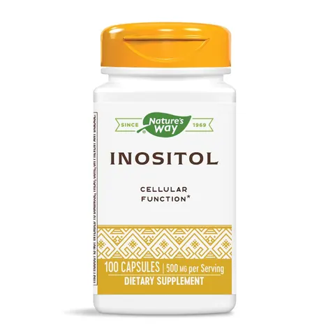 Nature's Way, Inositol, 500 mg, 100 Capsules – image 1