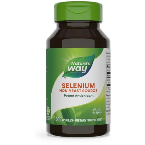 Nature's Way Selenium, 200mcg - 100 caps – image 1
