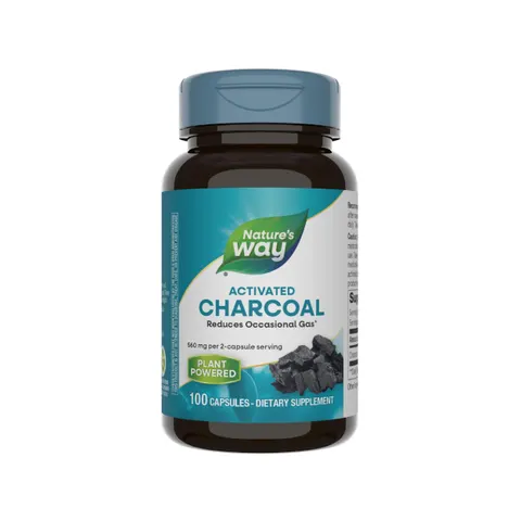Nature's Way, Activated Charcoal, x100caps – image 1