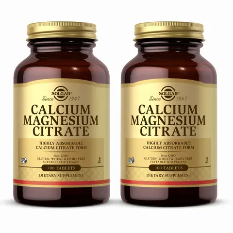 Solgar Calcium Magnesium Citrate Tablets , 100 – image 1