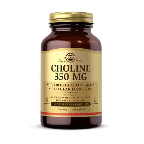 Solgar Choline 350 mg 100 Capsules – image 1
