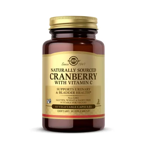 Solgar Cranberry with Ester C Vegetable Capsules, 60 – image 1