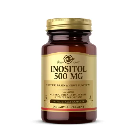 Solgar, Inositol, 500 mg, 100 Vegetable Capsules – image 1