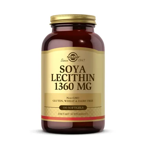 Solgar LECITINA DE SOJA 1360mg 100 Caps – imagen 1