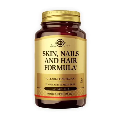 SOLGAR Skin, Nails & Hair Tablets – 60 Count – image 1