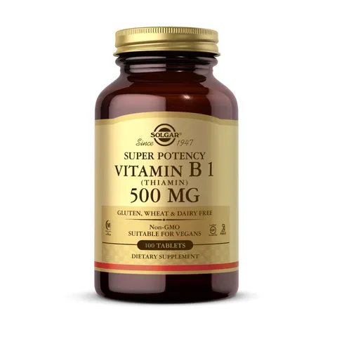 Solgar Vit B1 500mg.(TIAMINA) comprimidos 100 u – immagine 1