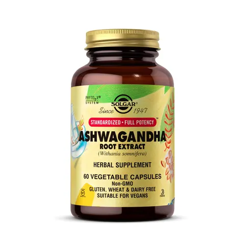 Solgar Ashwagandha Extracto de Raíz 60 Vcaps – imagen 1