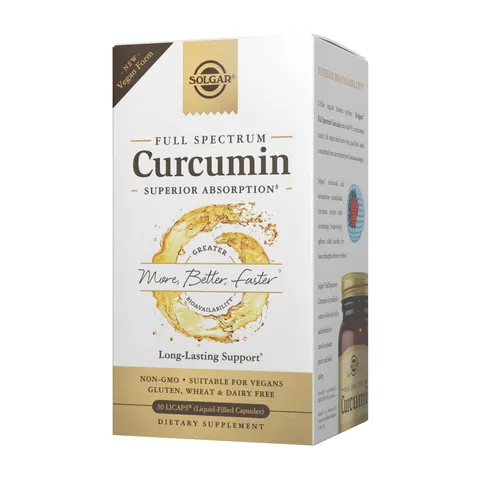 Solgar Full Espectrum Curcumin 30 Cápsulas – imagen 1