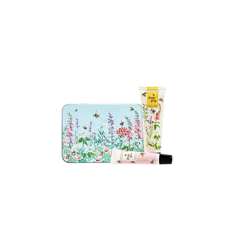 Heathcote & Ivory Busy Bees Hand & Lip Tin – image 1