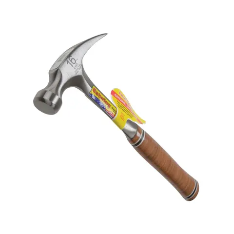 Estwing - E16S Straight Claw Hammer - Leather Grip 450g (16oz) – image 1