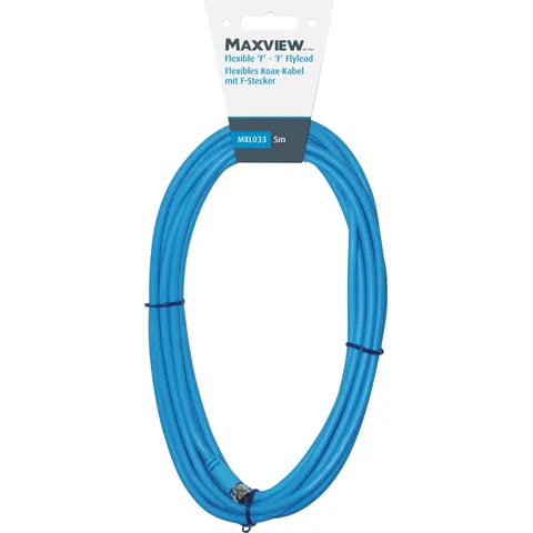 MAXVIEW 4018 - Cable coaxial flexible, conector F, 10,0 m – imagen 1
