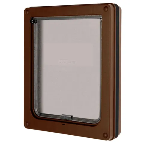 Dog Door Brown Medium – image 1