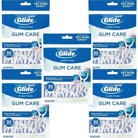 Oral-B, Glide, Gum Care, Floss Picks, 30 Count – image 1