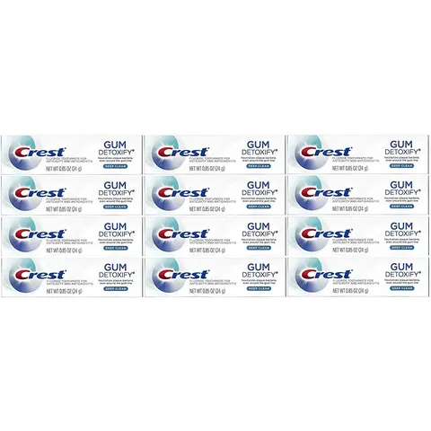 Crest Gum Detoxify Deep Clean Toothpaste, 0.85 Ounce (24 g) – image 1