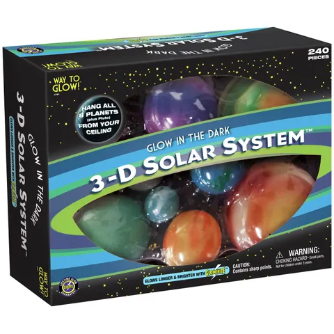 Great Explorations Space Glow in the Dark 3D Solar System – image 1