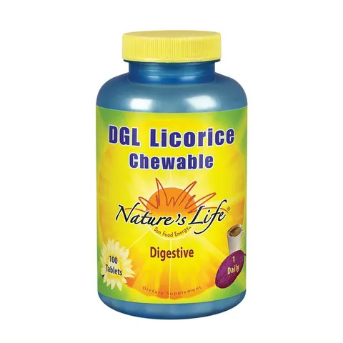 Nature's Life, DGL Licorice Chewable, 100 Tablets – image 1
