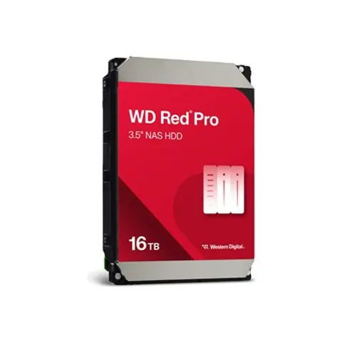 Western Digital Red Pro - Interne Harde Schijf - NAS HDD - 512MB Cache - 16 TB – afbeelding 1