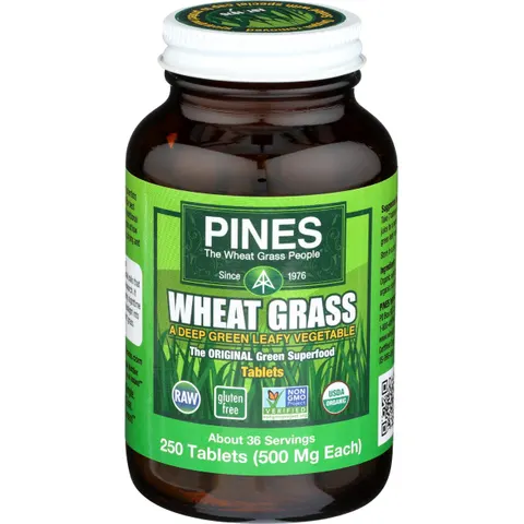 Pines International Wheat Grass - 500 Mg - 250 Tablets – image 1