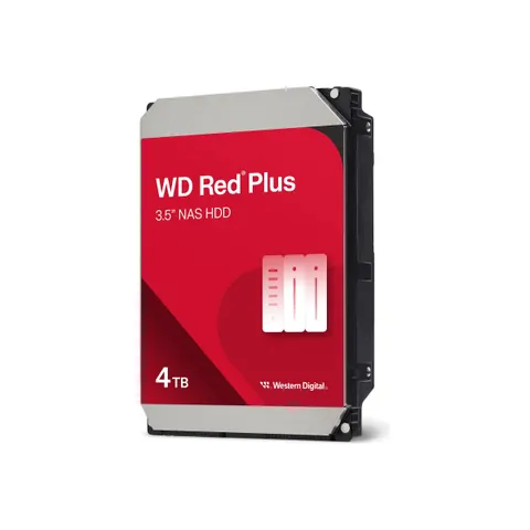 Western Digital Red Plus - Interne harde schijf - NAS HDD - 256MB Cache - 4 TB – afbeelding 1