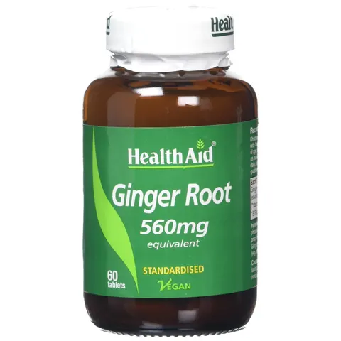 HealthAid Raíz Jengibre 60 comp – imagen 1