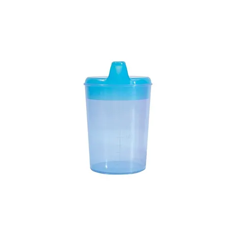 Aidapt Drinking Cup with Two Spouts, Ideal for Those who Struggle with Solid Foods, Elderly, Less able (Blue) – image 1