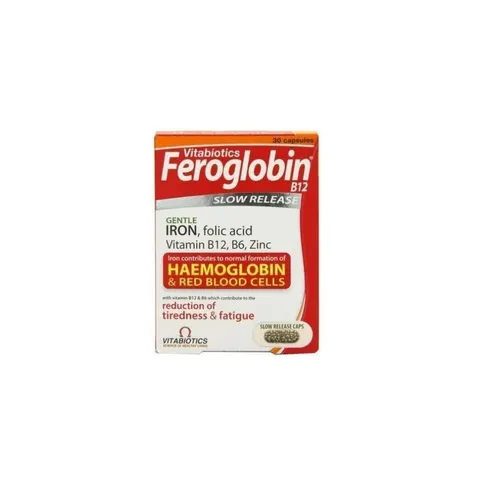 Vitabiotics Feroglobin B12 Capsules | 30s – image 1