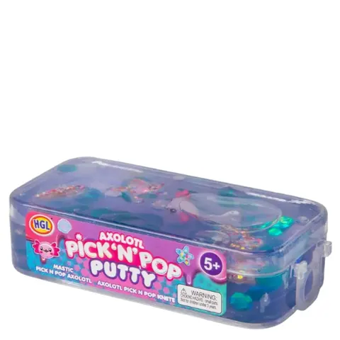 HGL Axolotl Pick N' Pop Putty Sensorisch Fidget Speelgoed – afbeelding 1