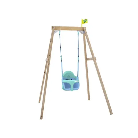 TP Forest Wooden Single Swing with Bluey Quadpod – image 1