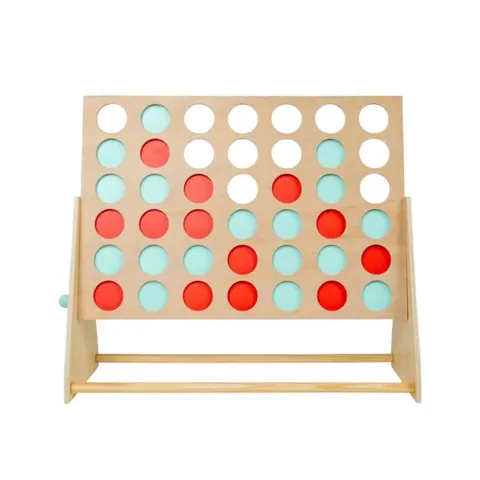 TP Giant Wooden 4-in-a-Row Game – image 1