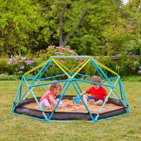 TP 1.9m Metal Climbing Dome & Sandpit – image 1