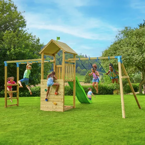 TP Skywood Climbing Tower With Slide – image 1