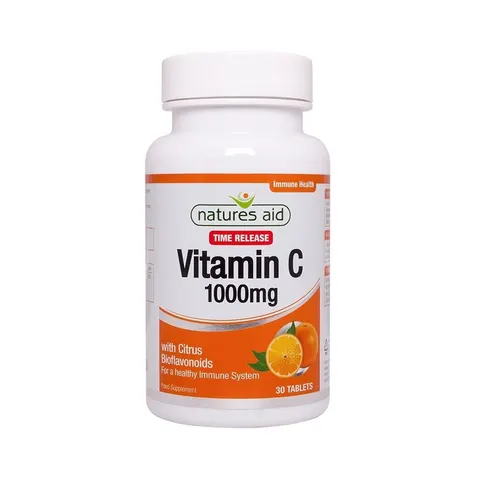 Natures Aid Vitamin C 1000mg Time Release Tablets-30 – image 1