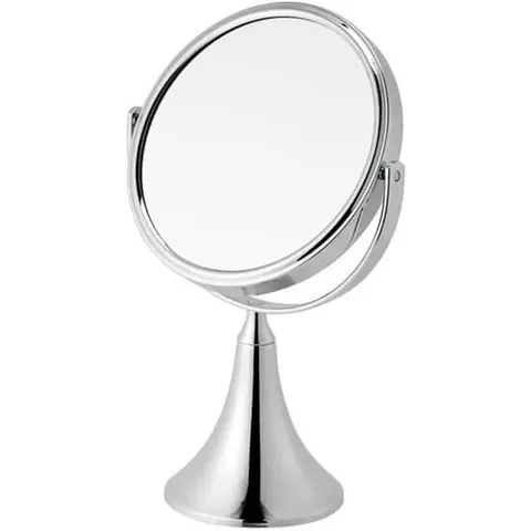 Showerdrape Panos 3x Magnifying Chrome Makeup Vanity Mirror – image 1
