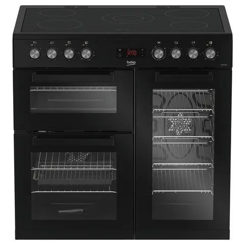 Beko KDVC90K 90cm Electric Range Cooker - Black – image 1
