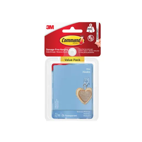 Command Adhesive Strip Mini Hooks – image 1