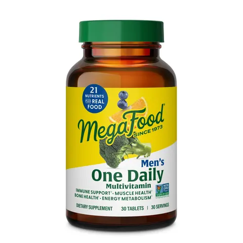MegaFood, Men’s One Daily, 30 Tablets – image 1