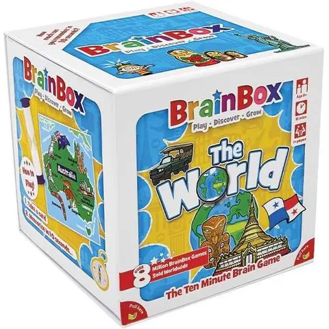 BrainBox The World (Refresh 2022) - Board Game – image 1