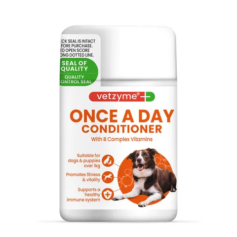 Vetzyme Dog Once A Day Conditioner 30 Tablets – image 1