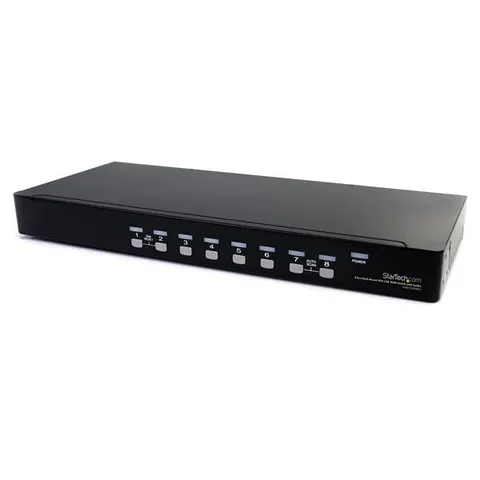 StarTech.com 8 Port Rackmount USB VGA KVM Switch w/ Audio (Audio Cable – image 1