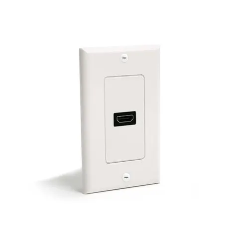 StarTech.com Single Outlet Female HDMI Wall Plate White – image 1