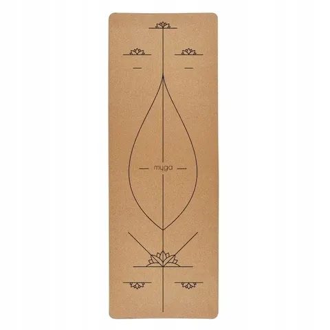 Myga Alignment Extra Large Cork Yoga Mat – image 1