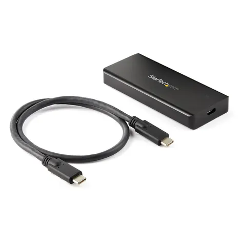 StarTech.com USB-C 10Gbps M.2 NVMe PCIe SSD Enclosure - Rugged Aluminu – image 1