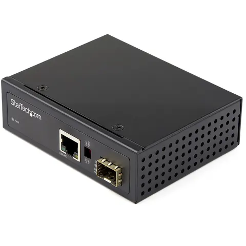 StarTech Industrial Glasvezel naar Ethernet Media Converter – afbeelding 1